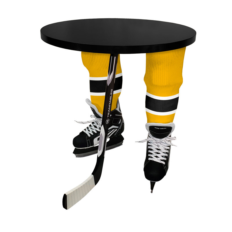 Table de bout à 3 pieds, Noir, Noir, Bruins de Boston