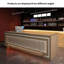 Comptoir de bar avec rangement et armoire à vin, table de bar pour usage domestique et commercial-106693138