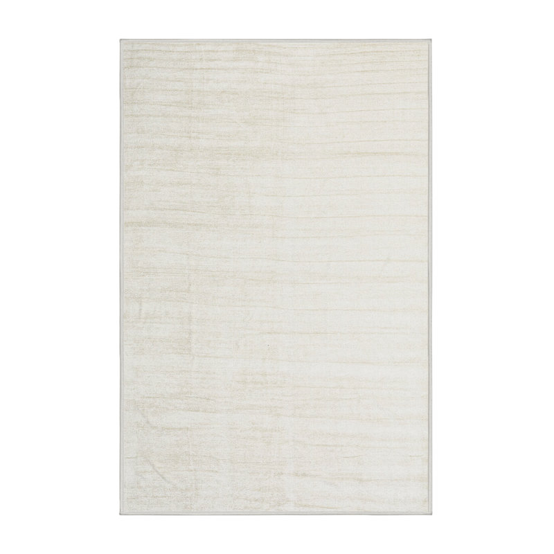 Tapis beige contemporain, Rectangle 5 pi x 7 pi