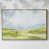 Toile avec cadre flottant or