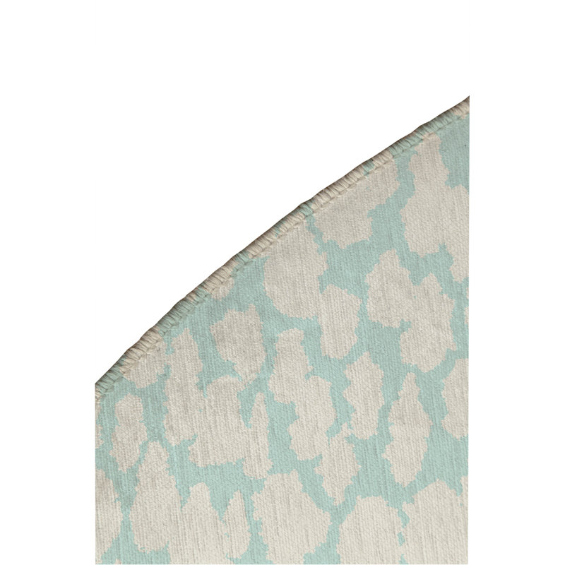 Animal Splat Non-Slip Outdoor Rug, Round 5'