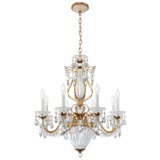 Bagatelle 8 Light 26.5in x 29in Chandelier in Heirloom Gold with Clear Radiance Crystals