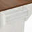 52" Luxury Fluted Kitchen Island with Drop Leaf & Power Station-1808003631