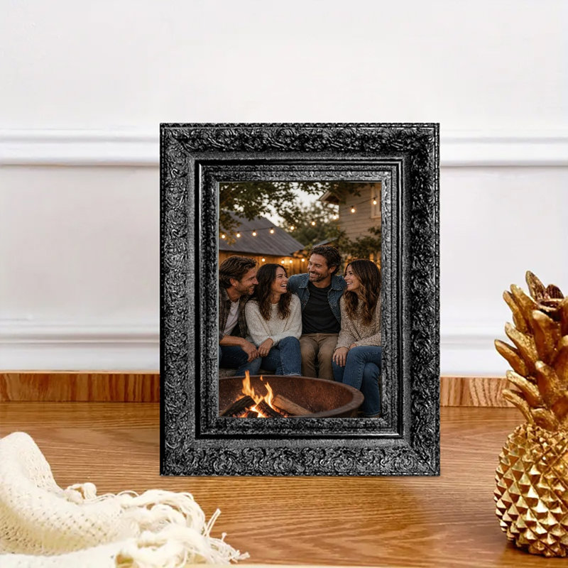 Cadre photo 3 pièces 5 "x 7" noir pour cadre de mariage