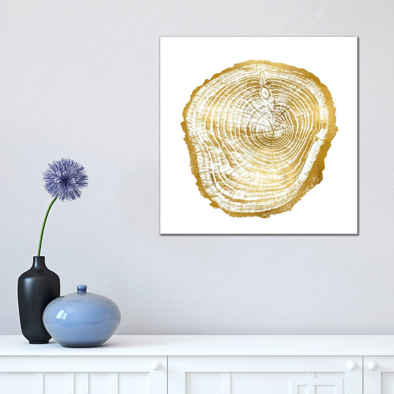 Timber Gold III by Danielle Carson - Wrapped Canvas Painting, 45.72 cm H x 45.72 cm W x 1.91 cm D