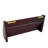 3 Row Challenge Coin Display Stand Military Coin Display Case Rack Holder Mahogany Wood Finish