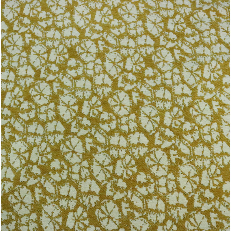 Vivian-Amy Chenille Jacquard Fabric, Curry