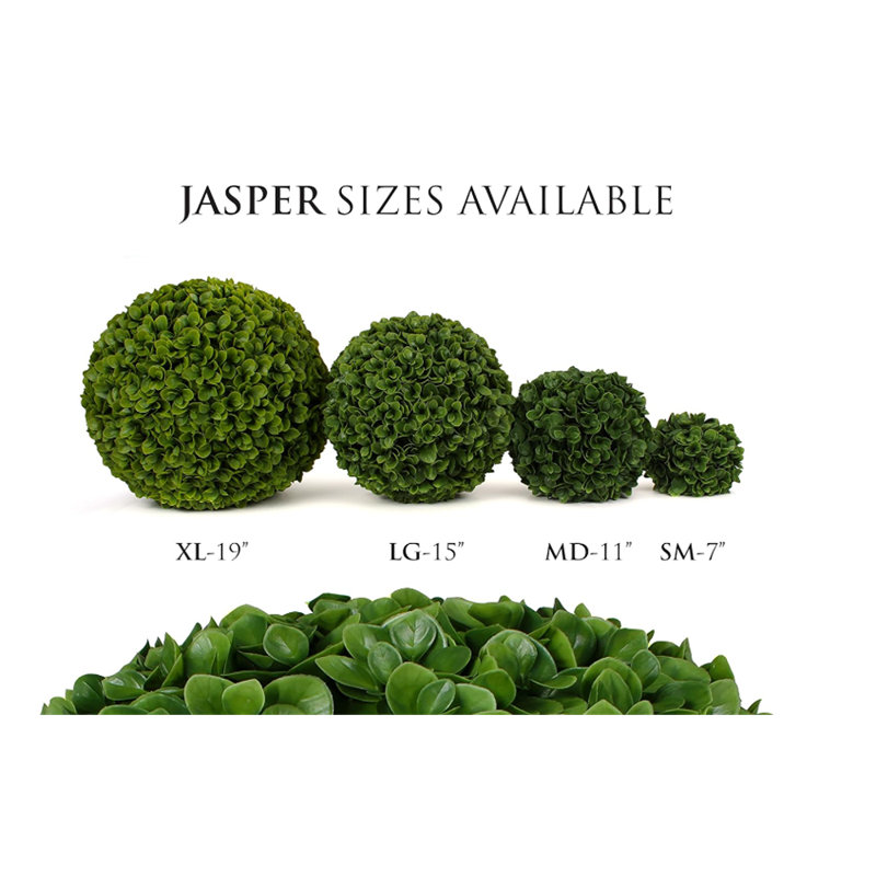 Boule topiaire en jaspe Street Inn - ensemble de plantes artificielles ...
