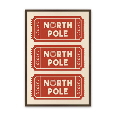 «Santa's Boarding Pass», reproduction d'art