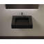 Lavabo de salle de bain mural en résine brillante 23,6 po x 19,6 po Badeloft WT-04-E-GGRY-138402993