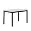 5 Piece Metal Dining Set With Laminated Faux Marble Top, Dining Table With 4 Chairs-1542292107-1542292105