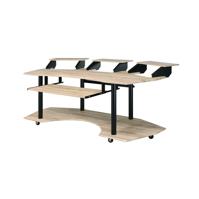 Bureau de jeu, H 37 po x l 83 po x P 31 po, Chêne naturel