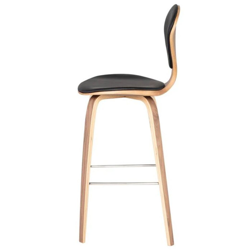 Tabouret de comptoir 26 po Keimarion, Noir