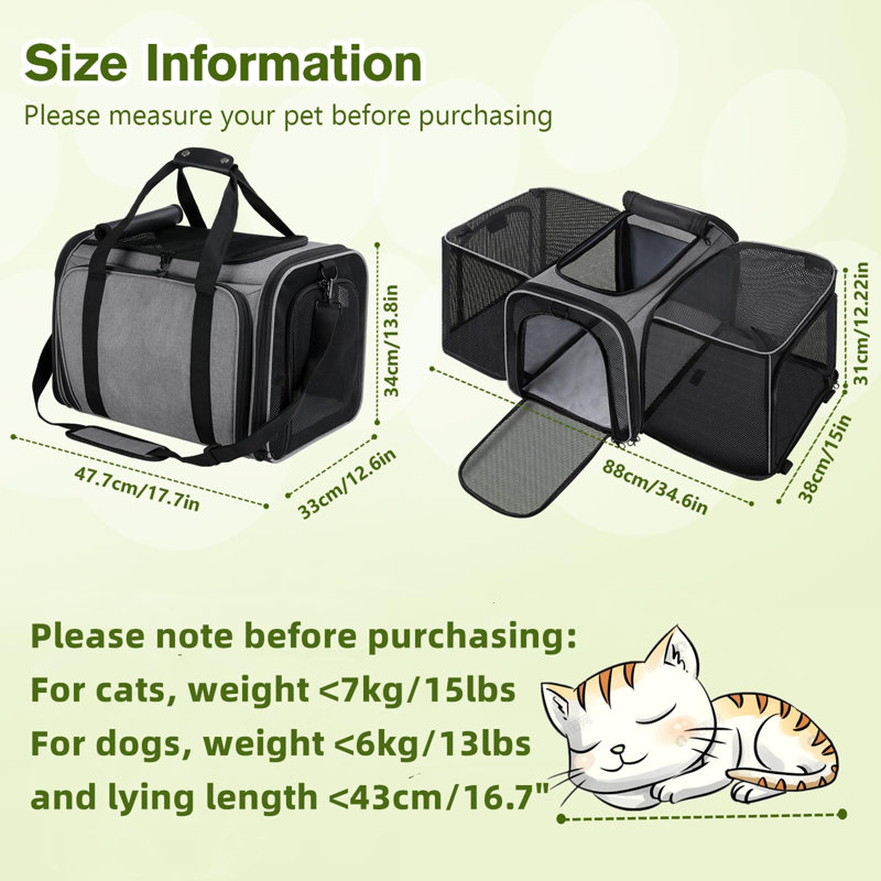 Pet Carrier, Grey