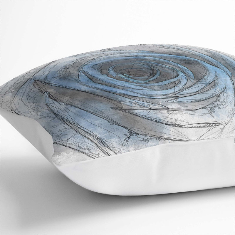 Square Throw Cushion, 55cm H x 55cm W x 20cm D, White