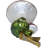 5.5 " Handmade Glass Christmas Phrases Ornament