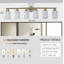 Luminaire de salle de bain moderne 6 lumières avec abat-jour en verre givré blanc laiteux-129900049-129900042
