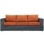 Repose-pieds d'extérieur rectangulaire Sunbrella Modway Summon-31483498