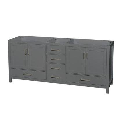 Sheffield 78.5" Double Bathroom Vanity Base Only
