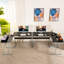 L-Shaped Metal Base Computer Desk-2098891009
