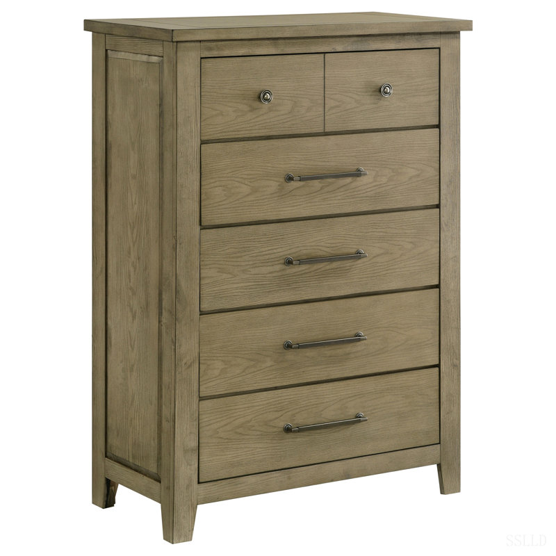 Commode 5 tiroirs Pelton Vineyard Oak
