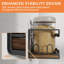 Wall Mount Spice Rack Organizer 4 Pack