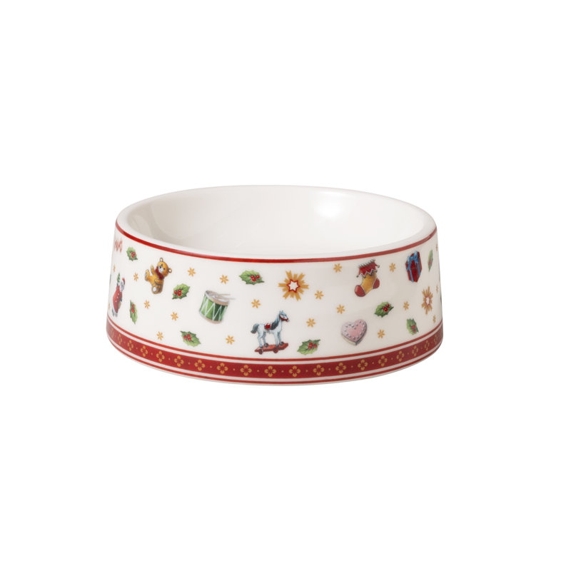 Gamelle Villeroy & Boch Toy's Delight Christmas Collection pour petits chiens/chats, 223 ml, 7.5 fl oz