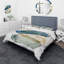 Minimal Geometric Stones I - Ensemble de housse de couette moderne - Microfibre de polyester-66399373