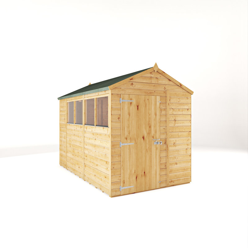 Mercia 10 X 6 Woodsman Shiplap Apex Shed (Glass)