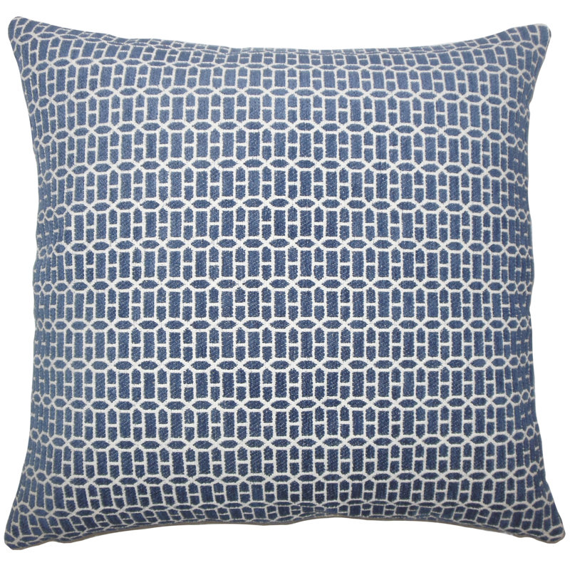 Housse de coussin qiao géométrique, 18 po x 18 po, Kiwi