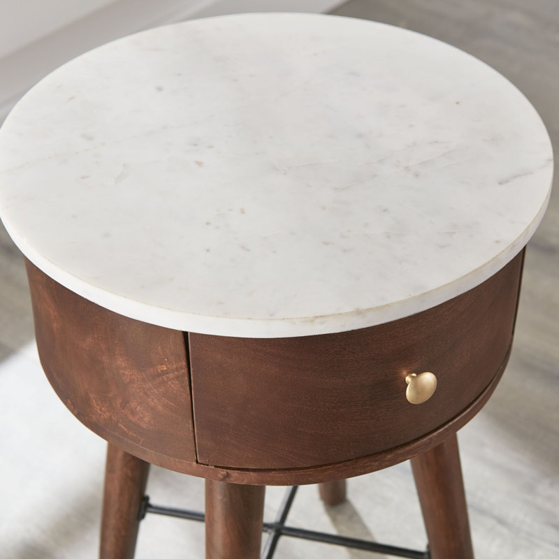 Mefford Marble Top End Table | Corrigan Studio®