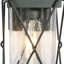 Lanterne murale d'extérieur moderne 1 lumière noire