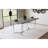 Savona Grey Faux Marble Rectangular Dining Table