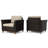 Single - Elegant Outdoor Relax Chair. Brown, Made Of Pe , Iron, Waterproof Fabric. 31.16 In Width, 28.28 Height, 27.92 Lb Weight. Suits Patio, Porch, Backyard, Poolside Chair For Relaxation. Crafted