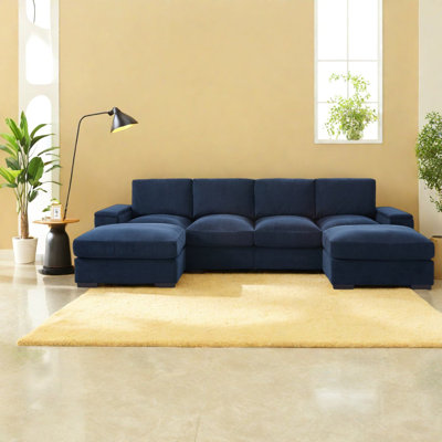 Spacious Modern Sectionals With Storage, Durable Polyester Upholstery For Living Room