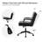 Anagrace Modern 2-Piece Desk Office Chair Set with Leather Tilting Office Chair and Solid Wood Built-in Outlets Desk-1512282230