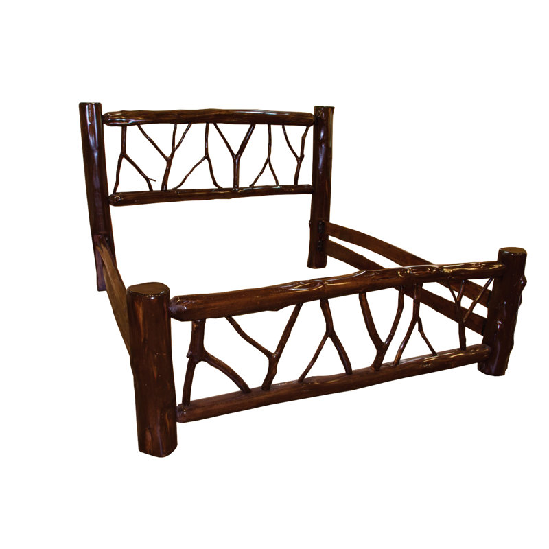 Lit standard en bois massif Minehead, Simple