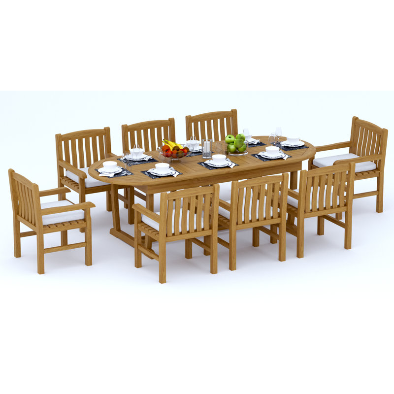 Ensemble repas extérieur L 71 po Devon, 8