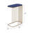 Aviena Blue and Gold Finish Display & Utility functioned Accent Table