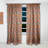 Retro Geometric Pattern - Geometric Modern Velvet Blackout Curtain Single Panel-1259430123