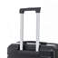 20 "/ 24" / 28 "3 pièces / ensemble en valise à roulettes en ABS, couleur assortie, avec serrure à combinaison (noir)-124826196