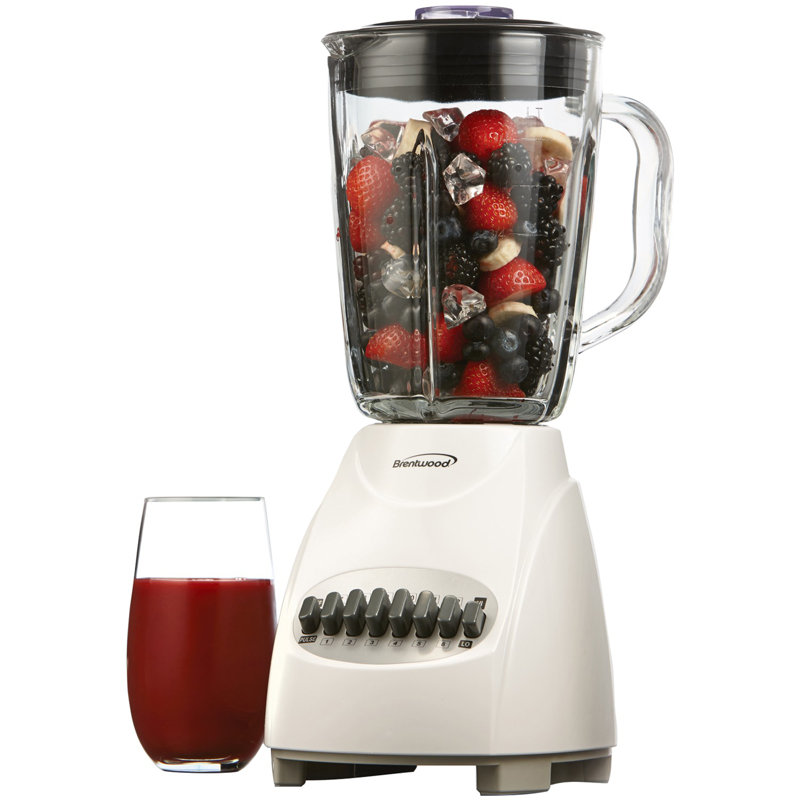 Mélangeur de comptoir Brentwood Appliances, Blanc