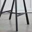 Tabouret de bar en tissu texturé Modern