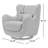 Solstice Swivel Glider in Boucle-86638912