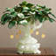 Arbre de fortune en jade synthétique - l 13,4 po x H 11,8 po