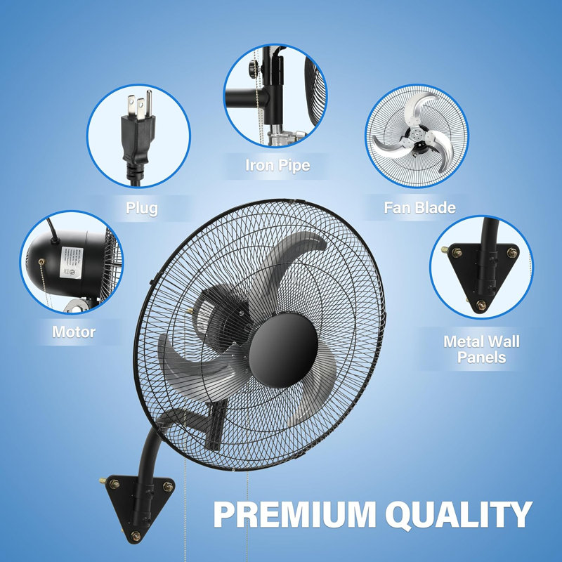 Ventilateur mural simple 26 "Simple Deluxe