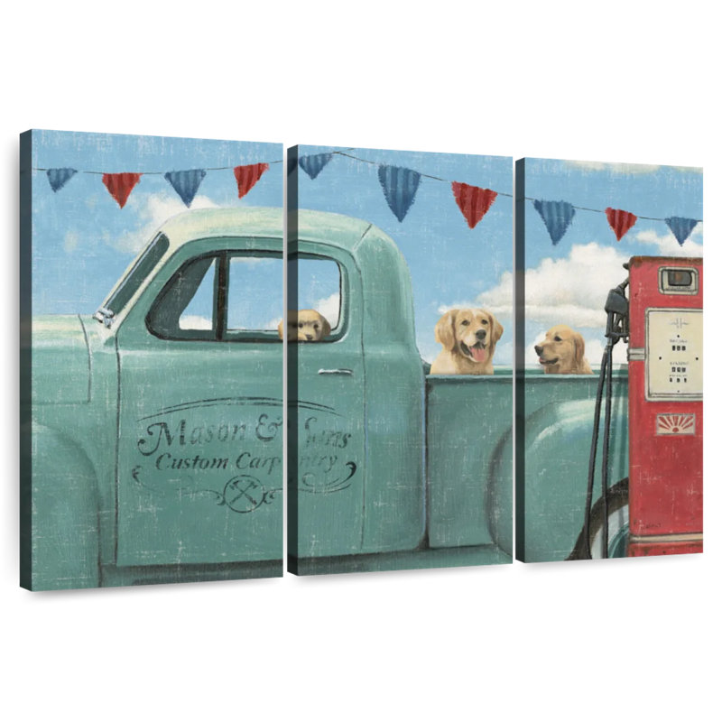 Ketti Lets Go For A Ride, 20" H x 33" W