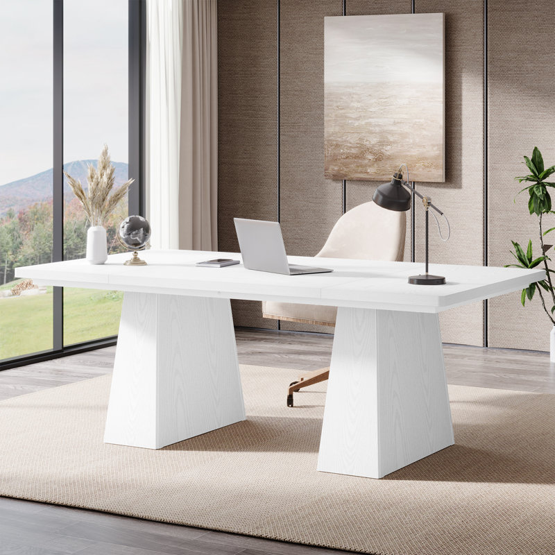 Bureau blanc Jasine, Blanc