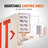 VEVOR LED Double Sided Emergency Exit Combo Sign