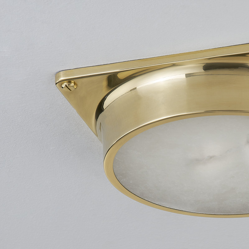 GREENWICH 1 LIGHT FLUSH MOUNT